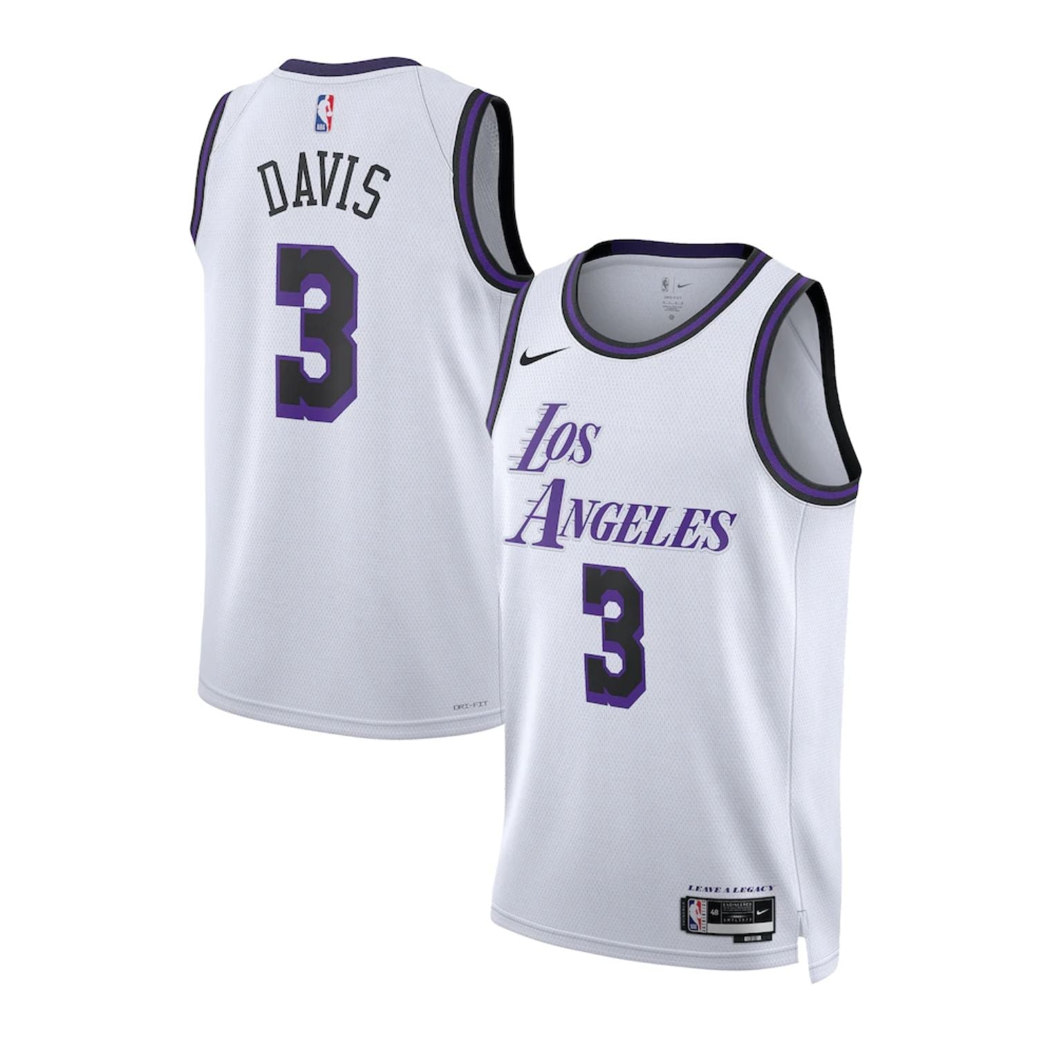 Anthony Davis Los Angeles Lakers 3 jersey