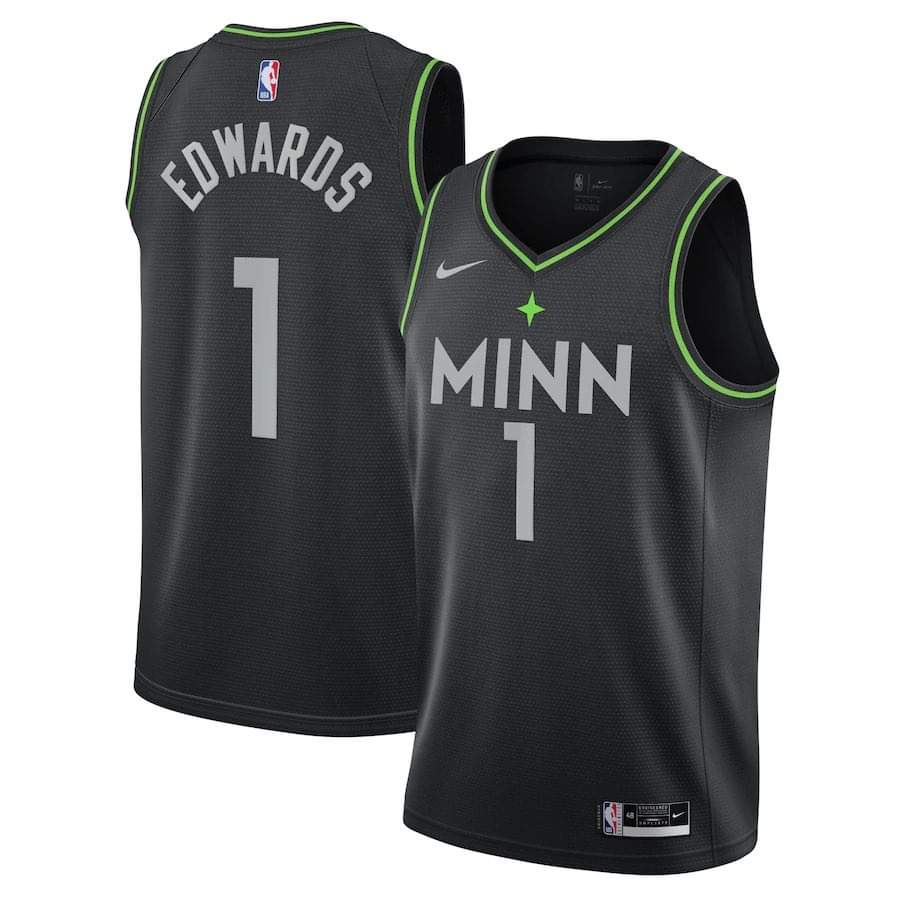 Anthony Edwards Minnesota Timberwolves 1 Jersey