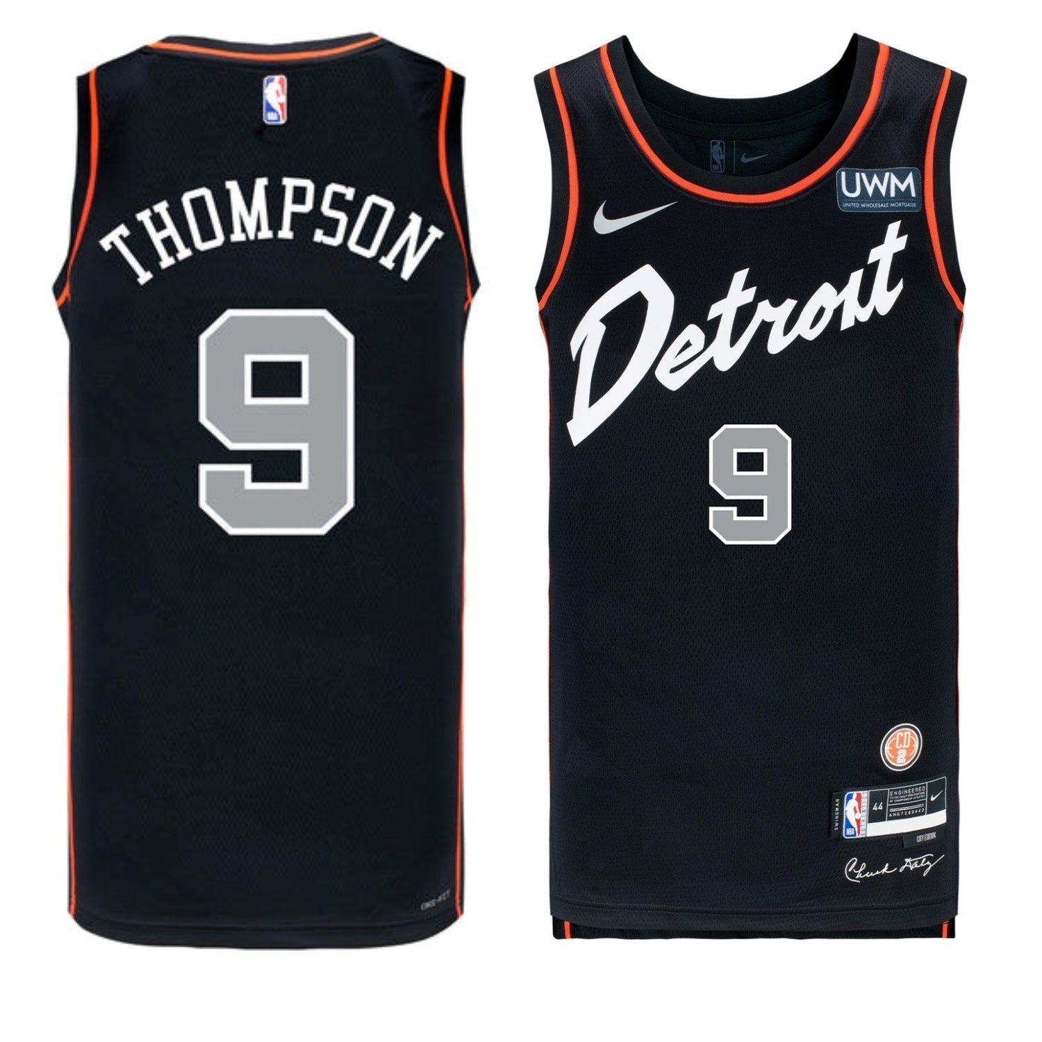 Ausar Thompson Detroit Pistons 9 Jersey