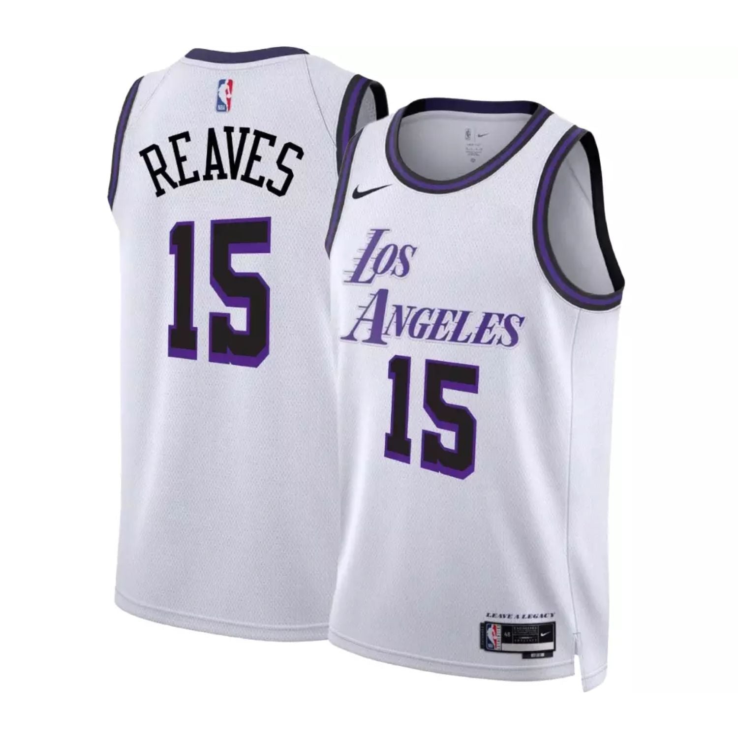 Austin Reaves Los Angeles Lakers 15 Jersey