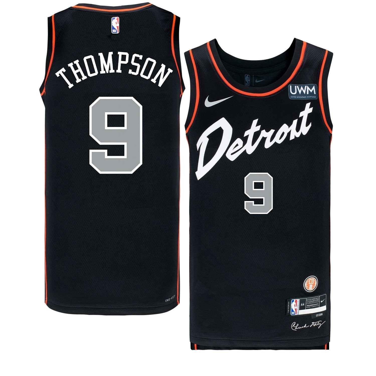 Ausur Thompson Detriot Pistons 9 Jersey