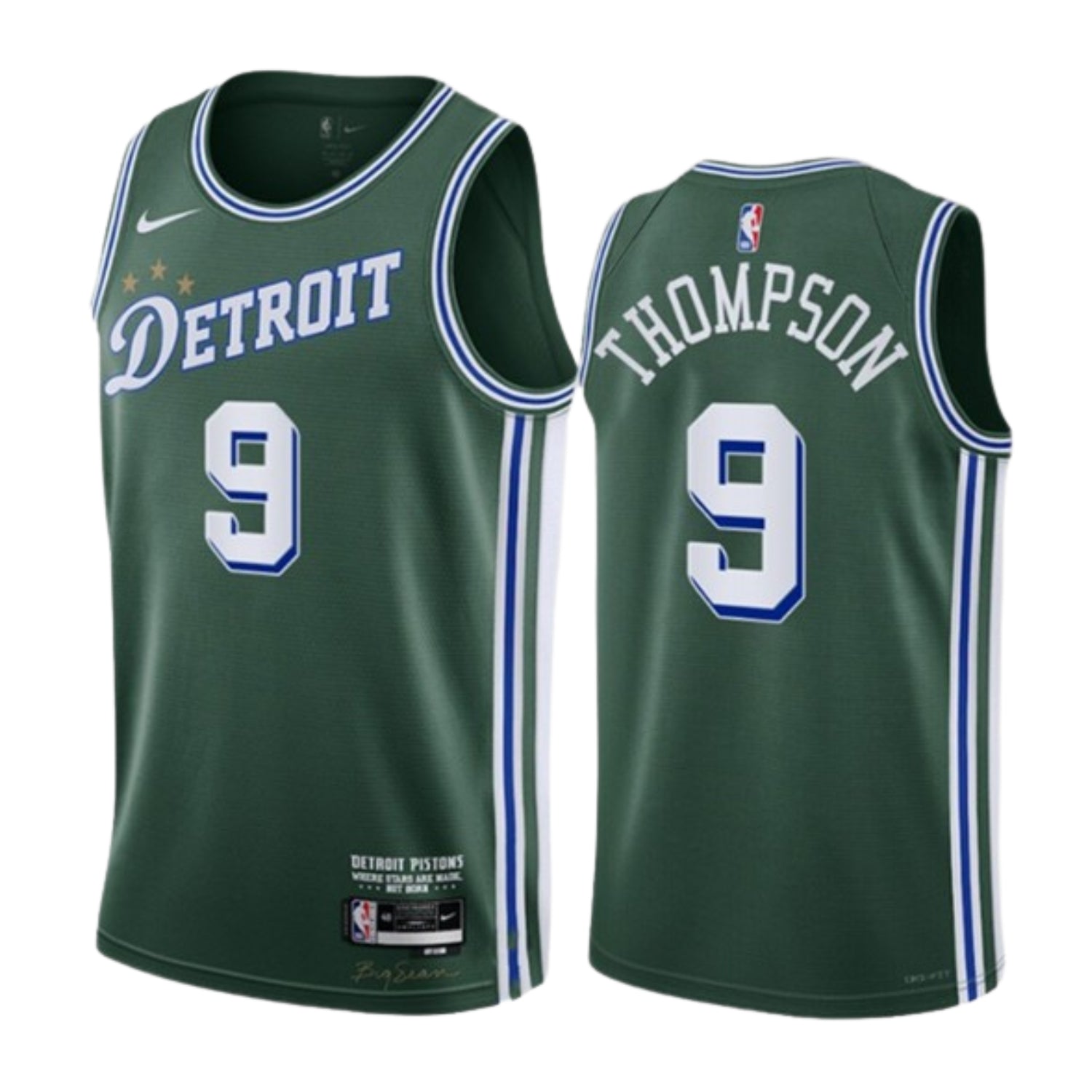 Ausur Thompson Detriot Pistons 9 Jersey