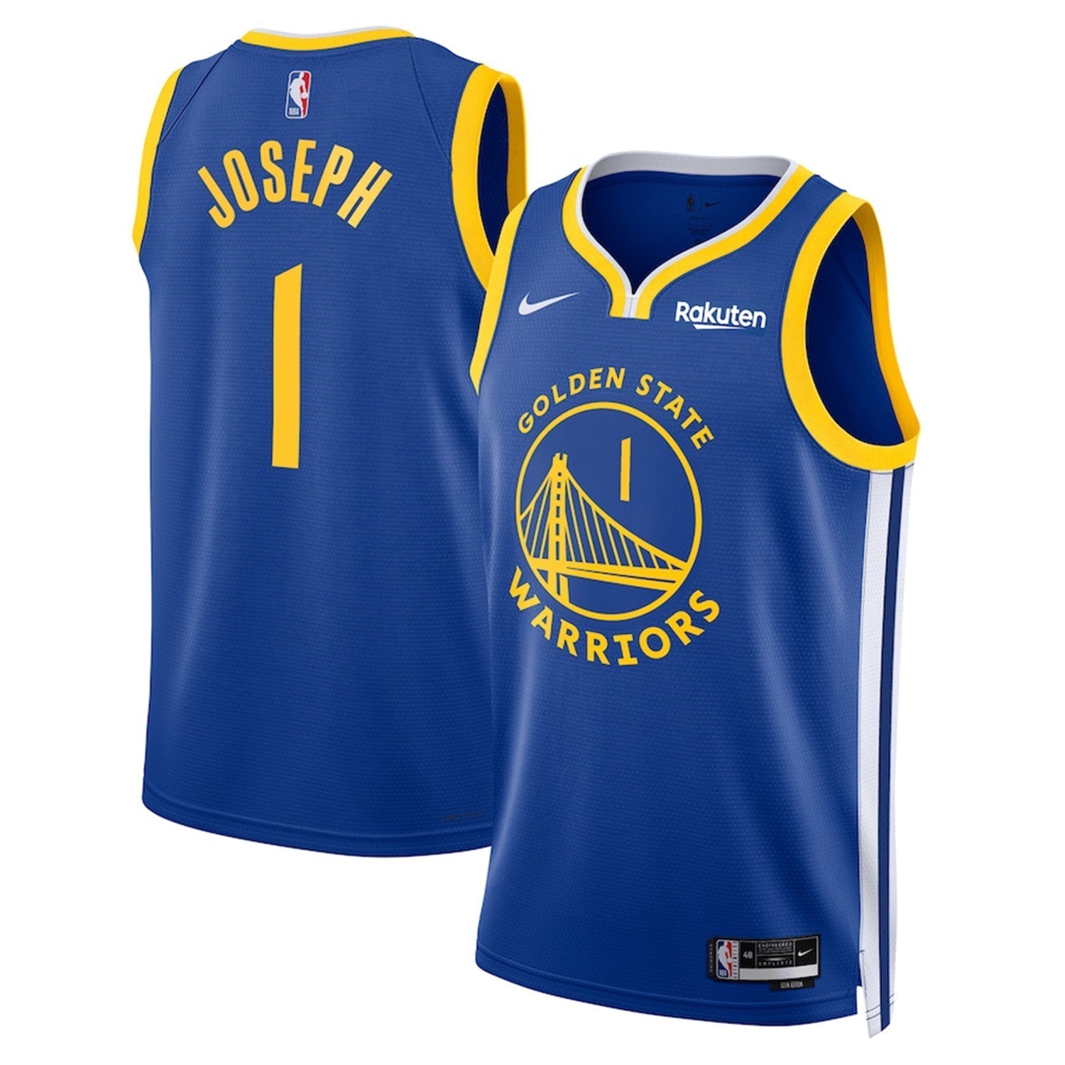 Corey Joseph Golden State Warriors 1 Jersey