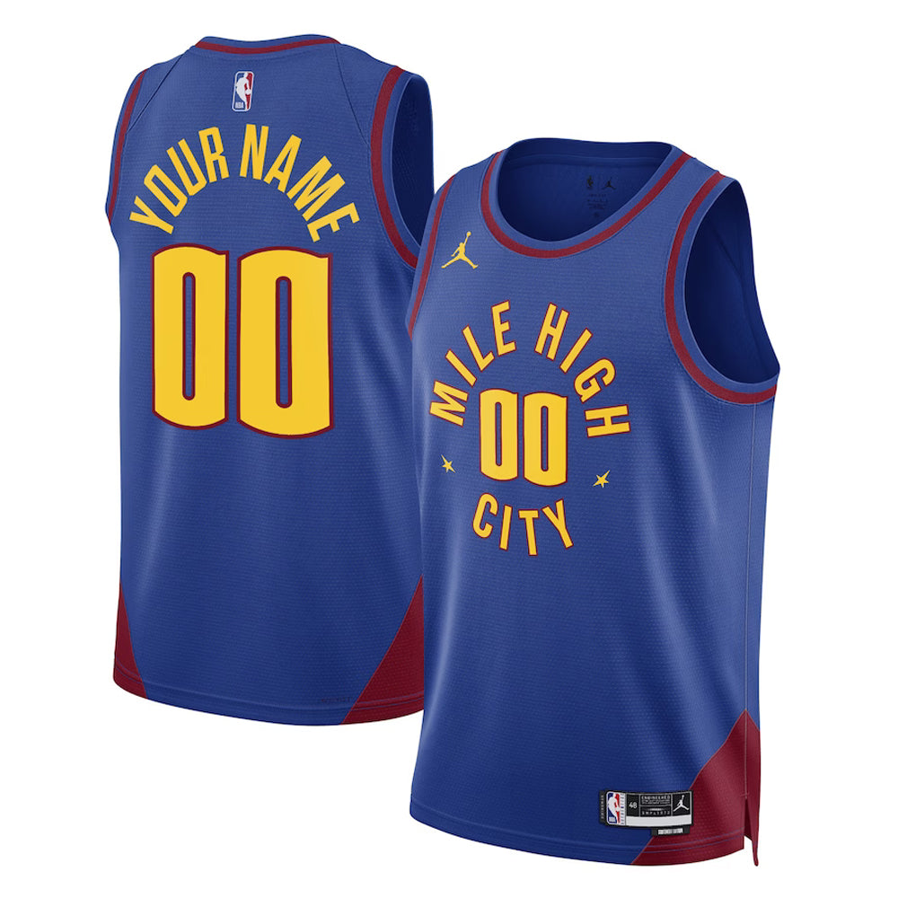 Denver Nuggets Blank Custom Jersey