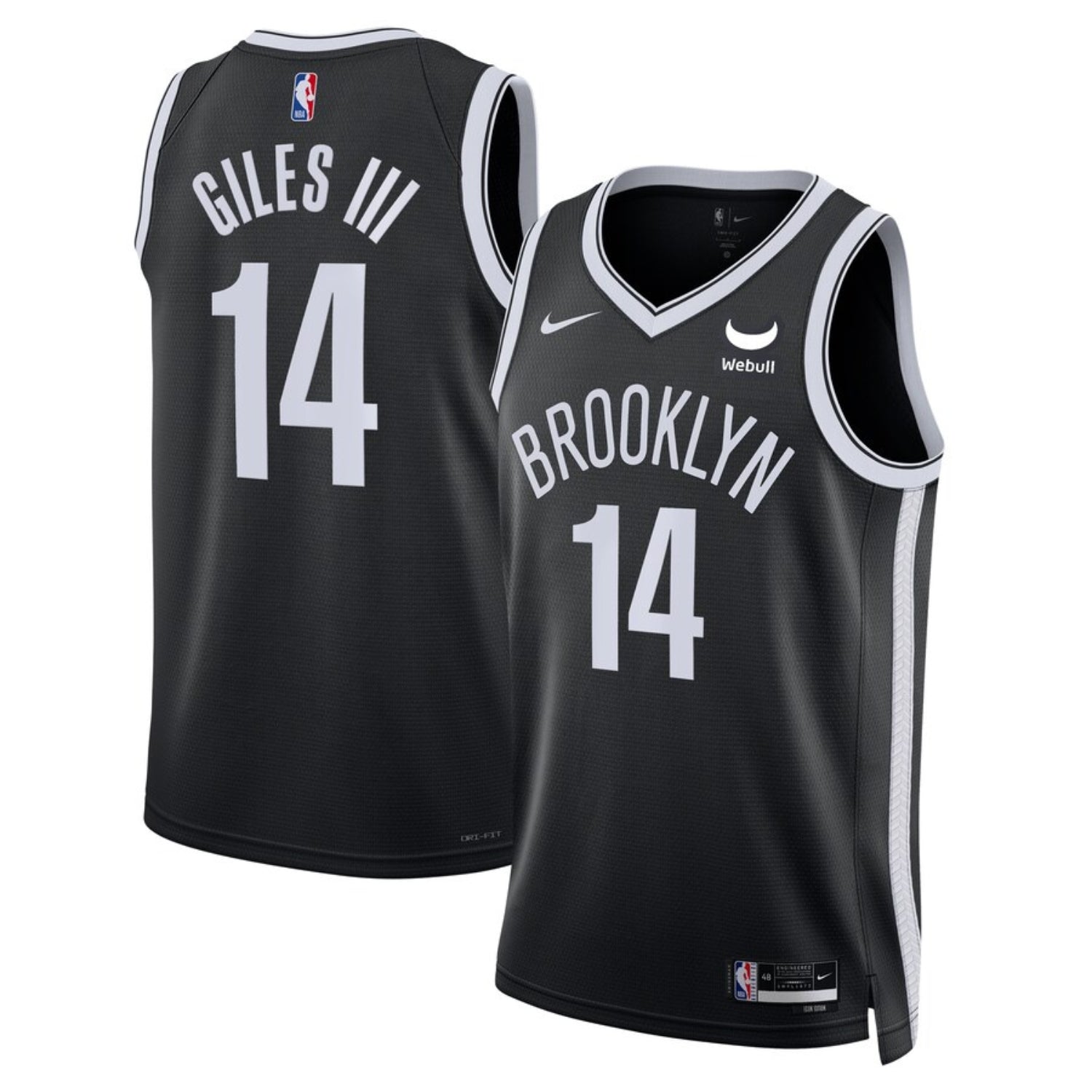 Harry GIles III Brooklyn Nets 14 Jersey