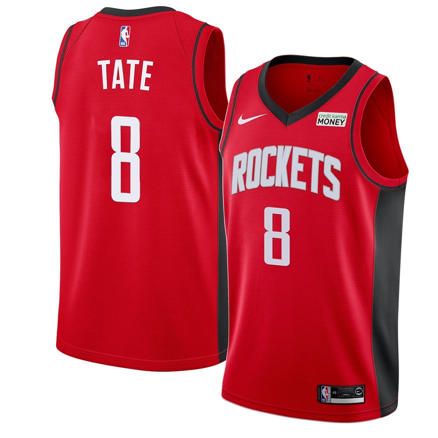 Jae'sean Tate Houston Rockets 8 Jersey
