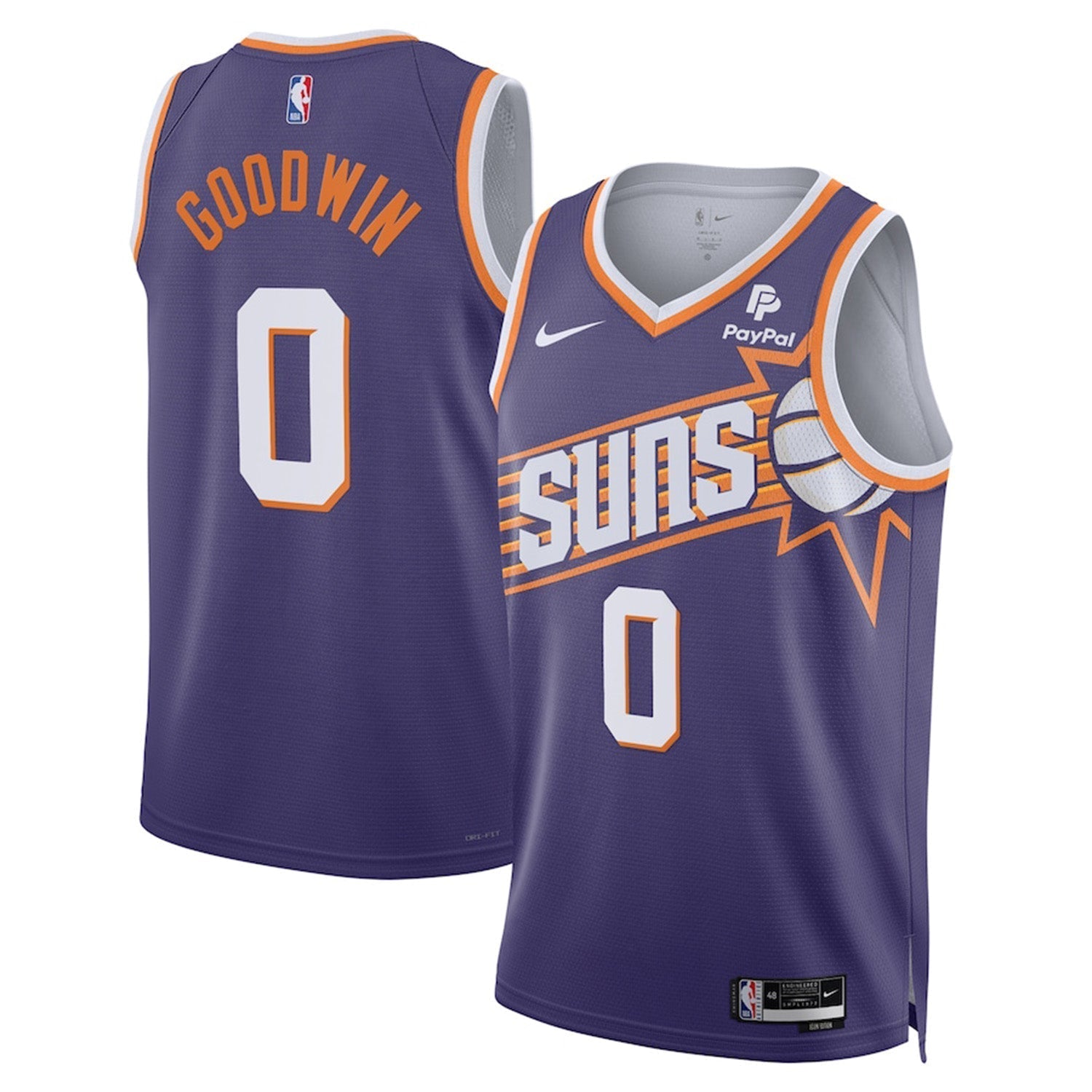 Jordan Goodwin Phoenix Suns 0 Jersey