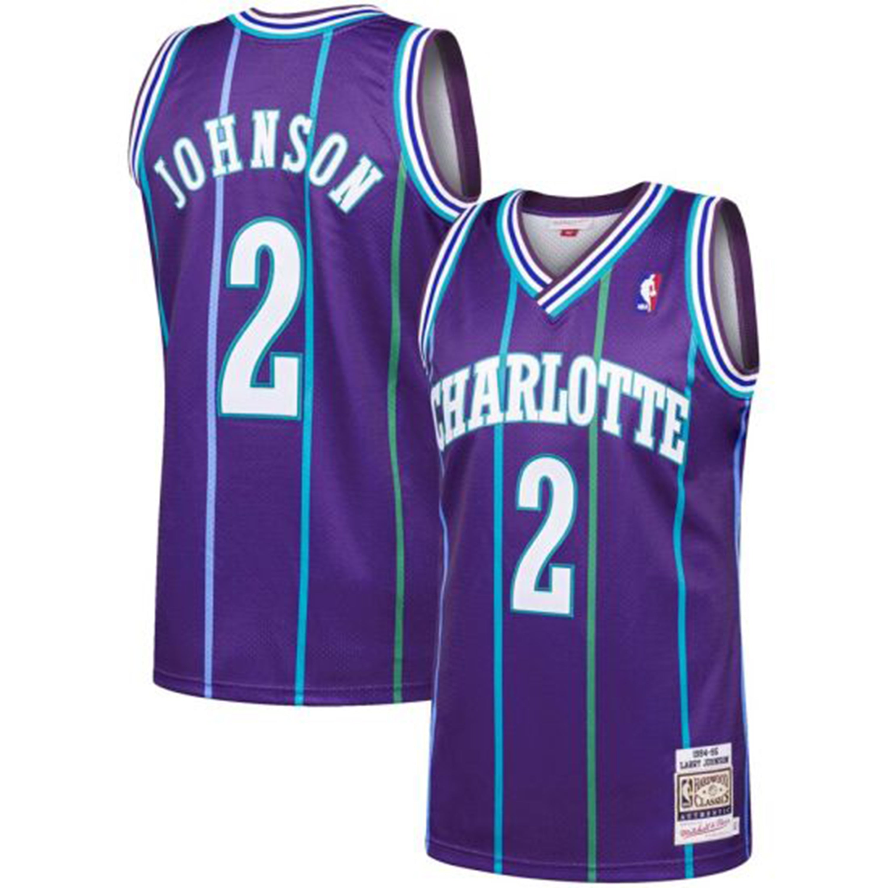 Larry Johnson Charlotte Hornets 2 Jersey