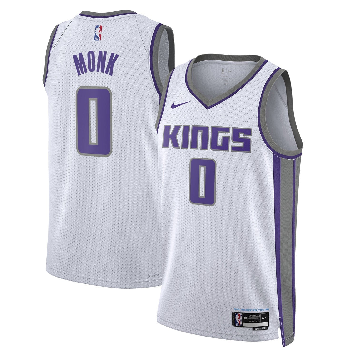 Malik Monk Sacramento Kings 0 Jersey