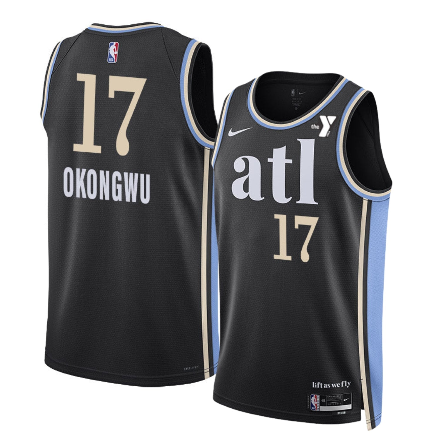 Onyeka Okongwu Atlanta Hawks 17 Jersey