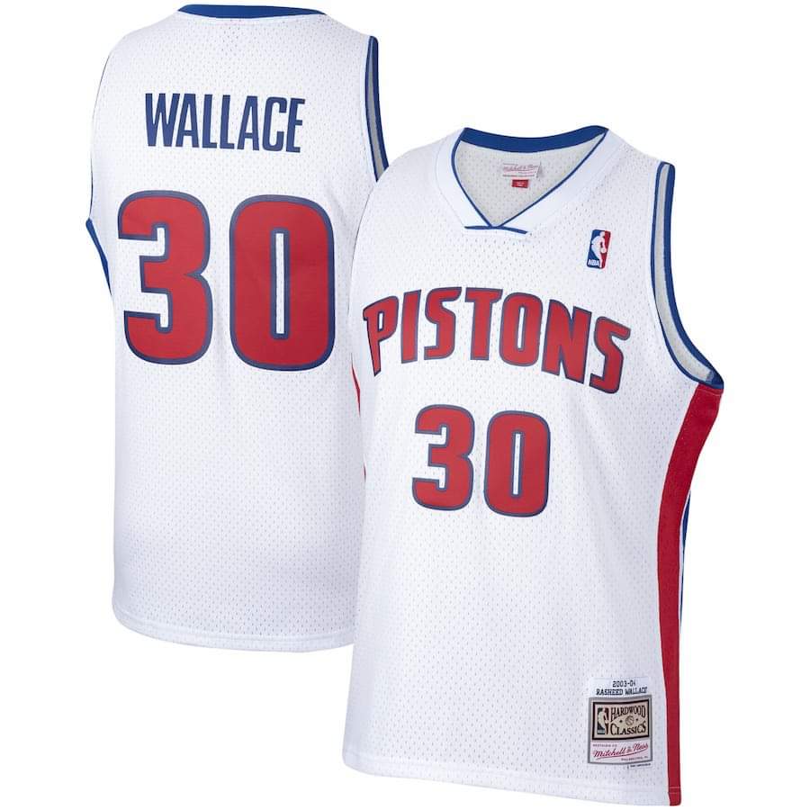 Rasheed Wallace Detroit Pistons 30 Jersey