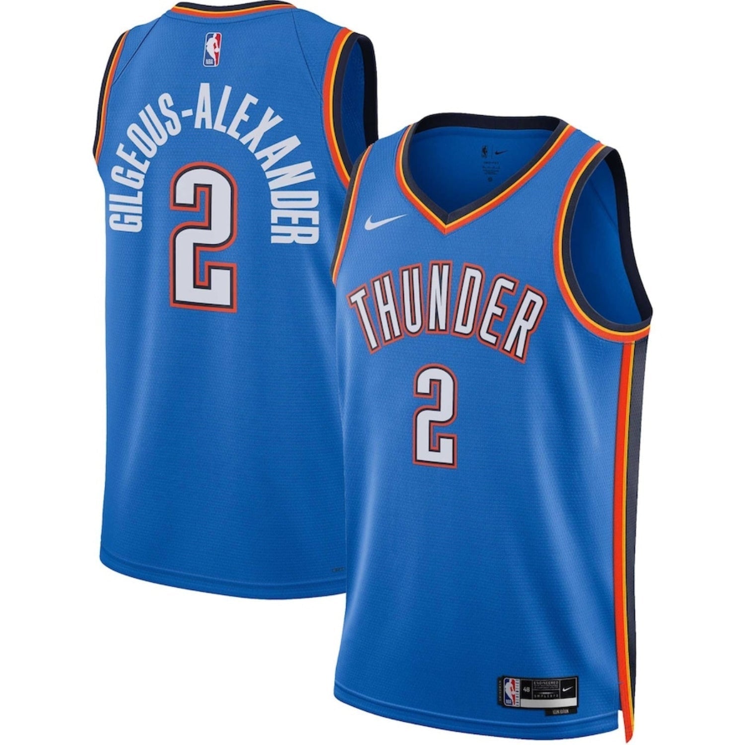 Shai Gilgeous Alexander  Oklahoma City Thunder 2 Jersey
