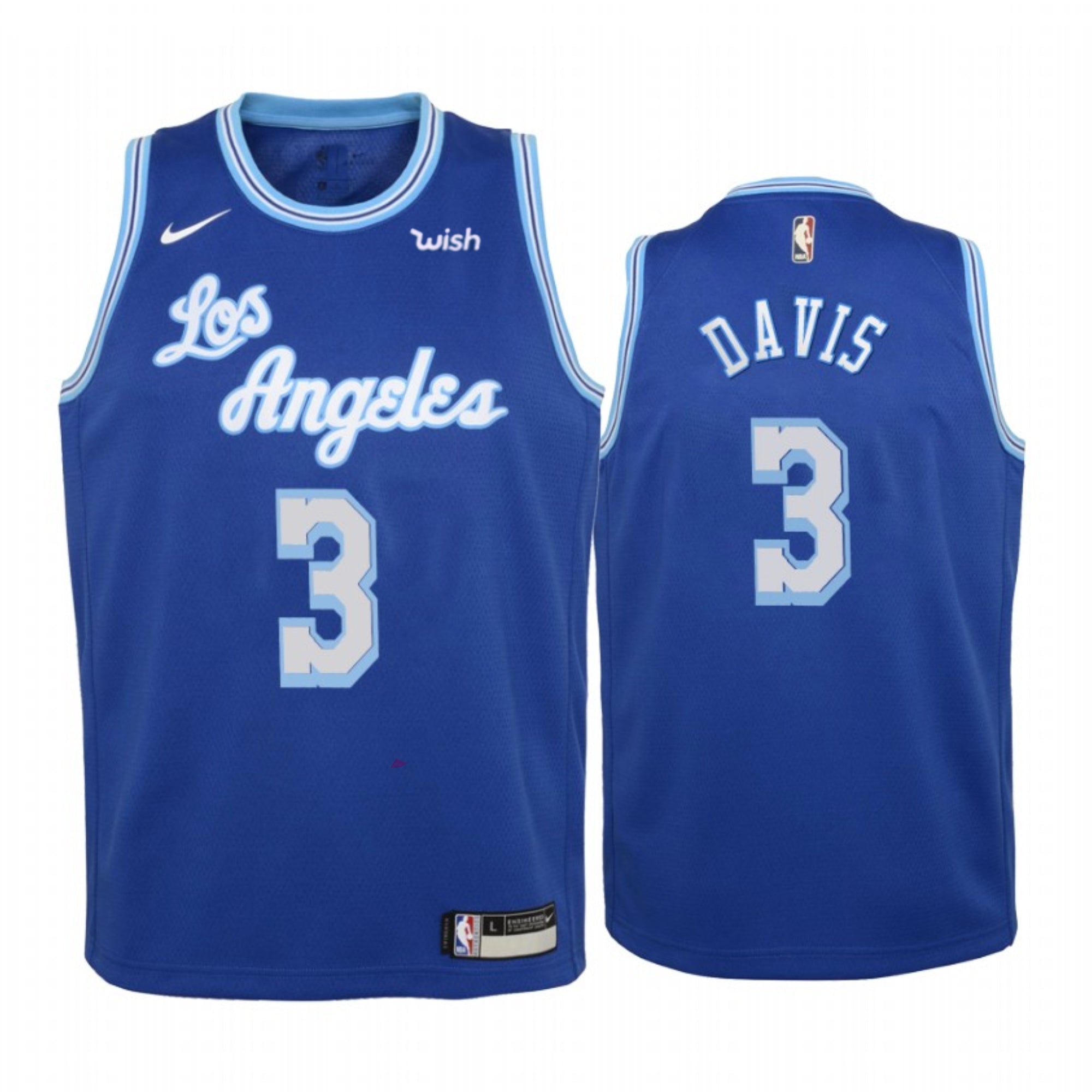 Anthony Davis Los Angeles Lakers 3 jersey