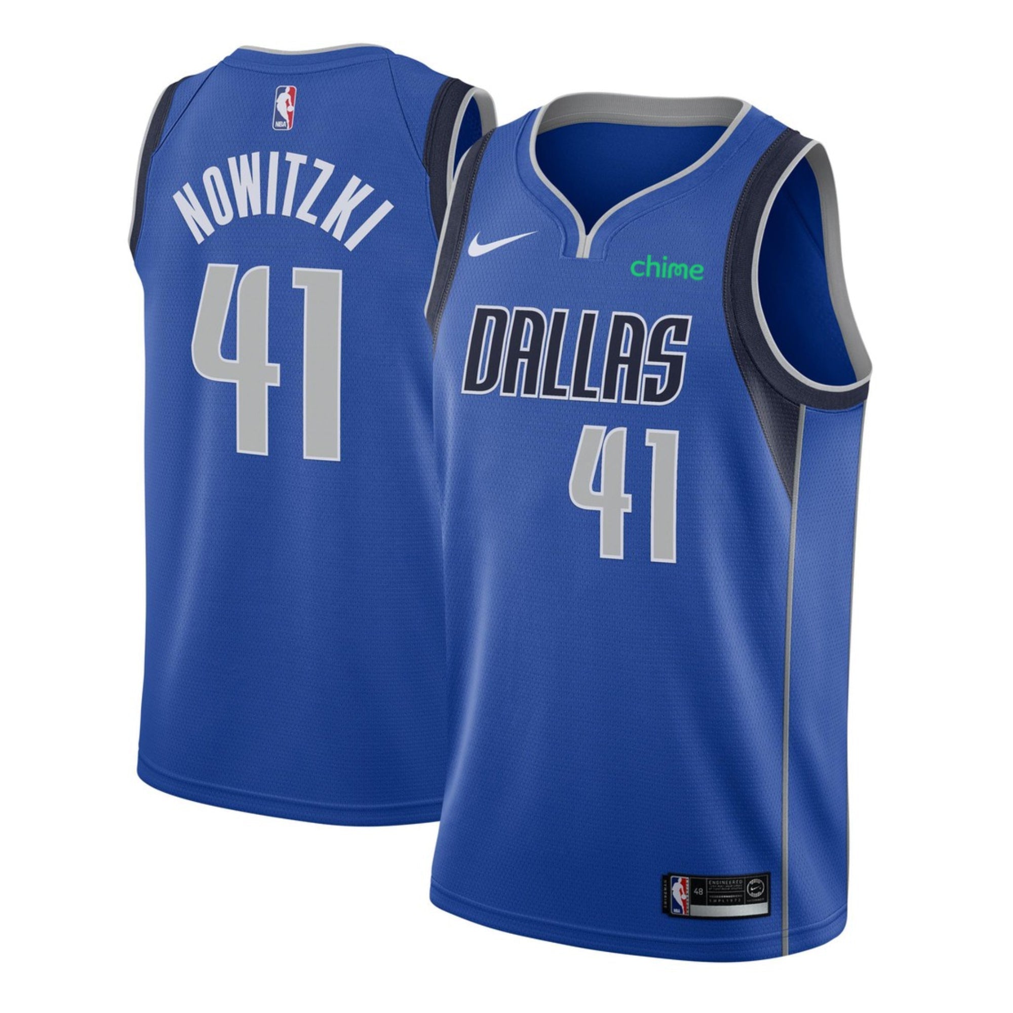 Dirk Nowitzki Dallas Mavericks 41 Retro Jersey