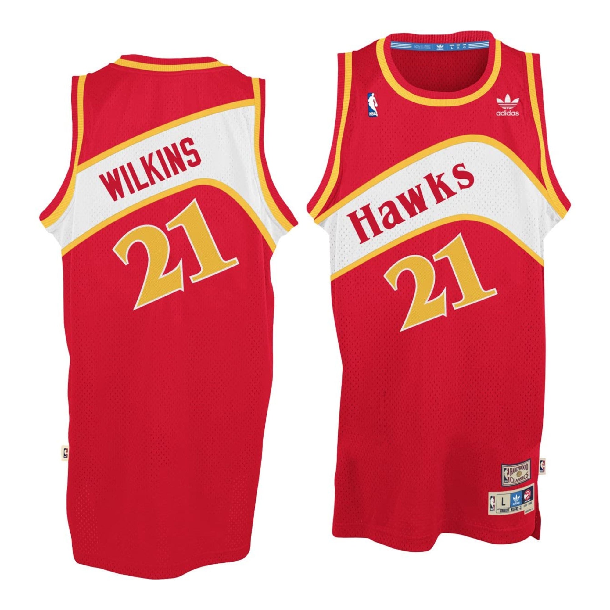 Dominique Wilkins Atlanta Hawks 21 Retro Jersey
