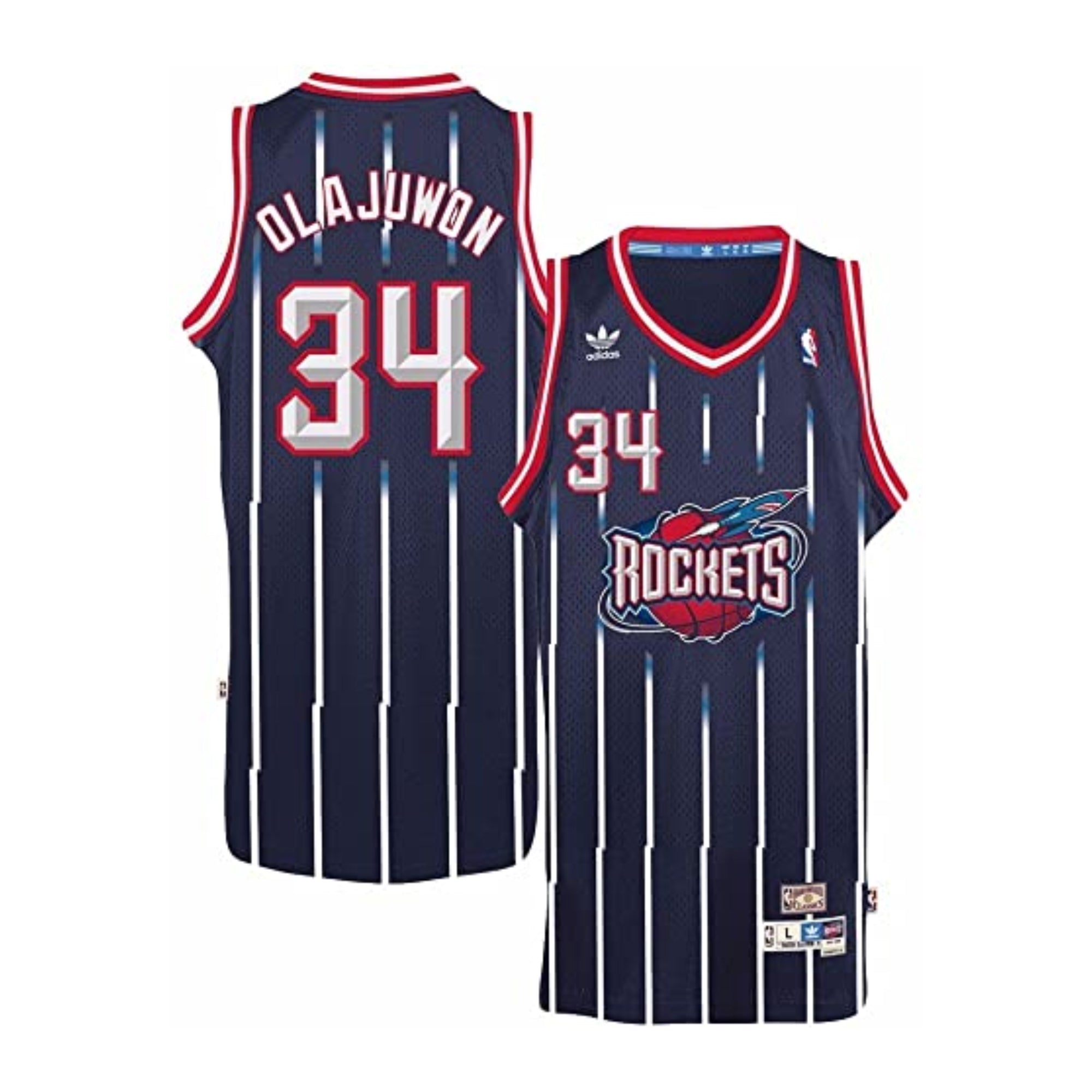 Hakeem Olajuwon Houston Rockets 34 Retro Jersey