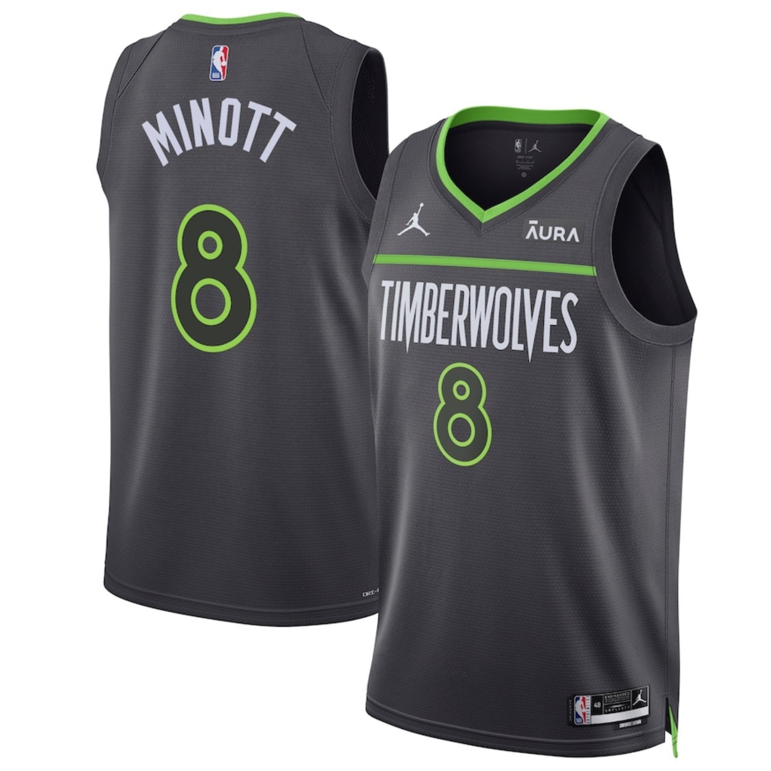 Josh Minott Minnesota Timberwolves 8 Jersey