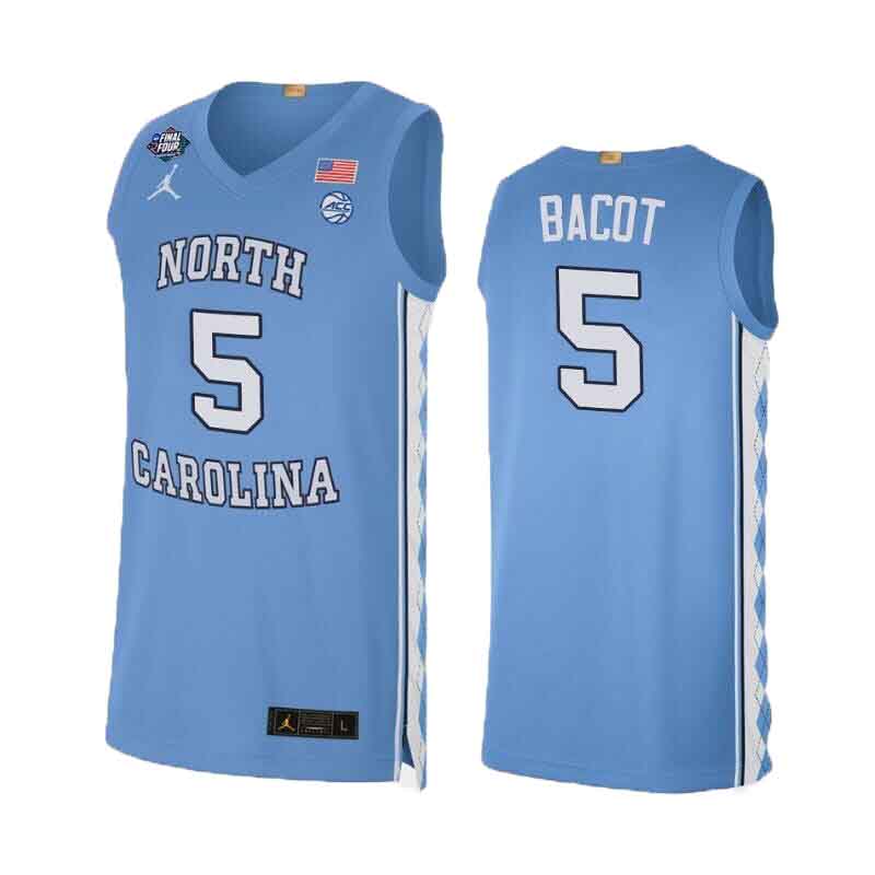 Armando Bacot North Carolina Tar Heels 5 Jersey