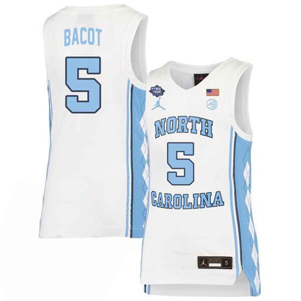 Armando Bacot North Carolina Tar Heels 5 Jersey