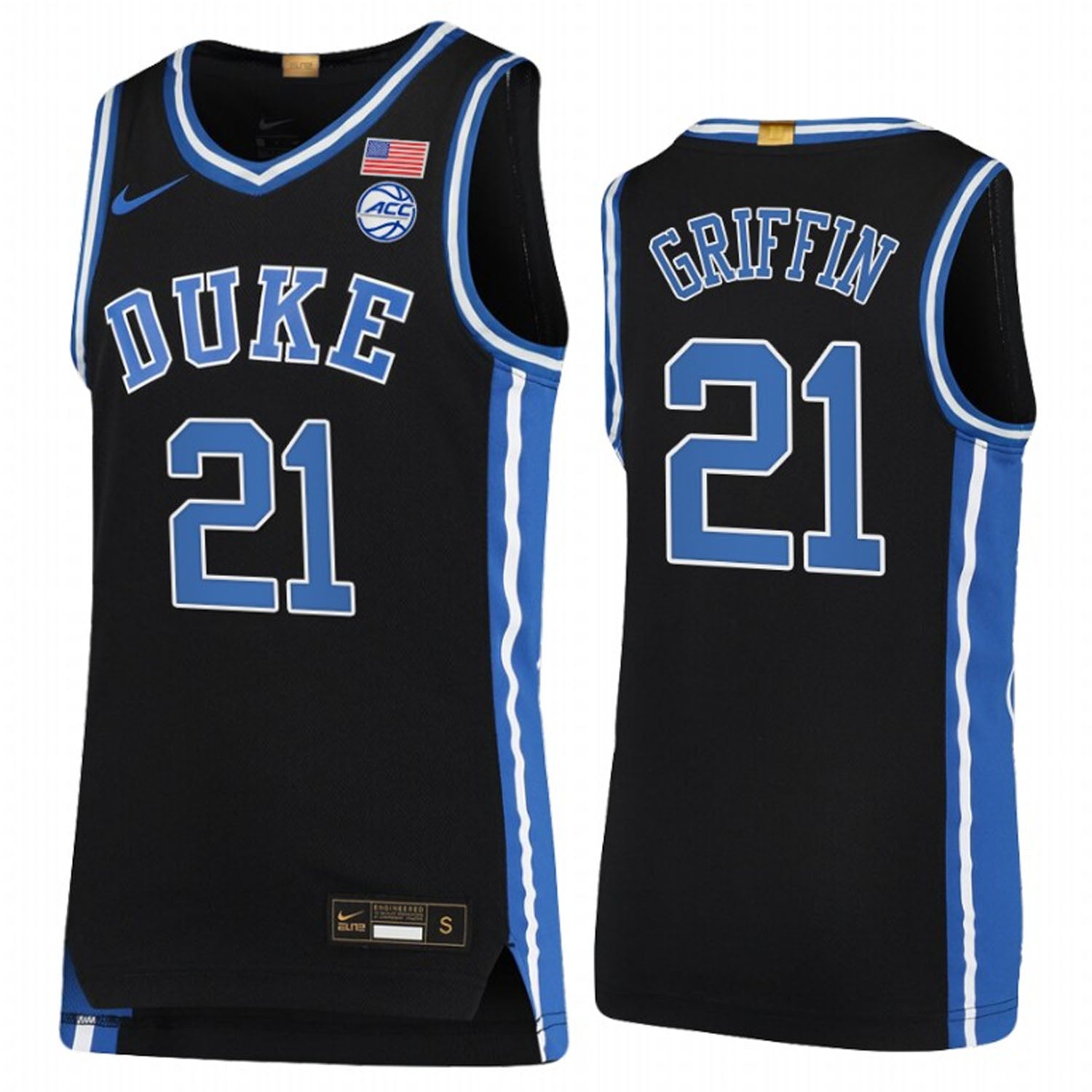 AJ Griffin Duke Blue Devils 21 Jersey