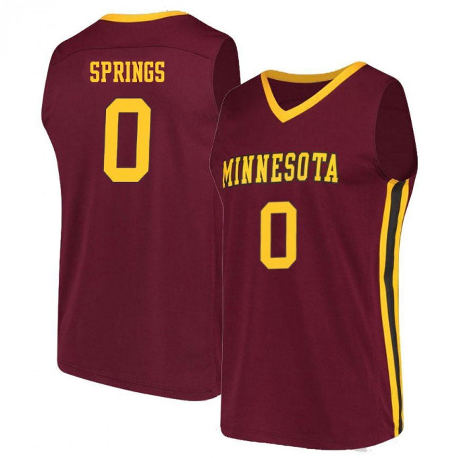 Akeem Springs Minnesota Golden Gophers 0 Jersey