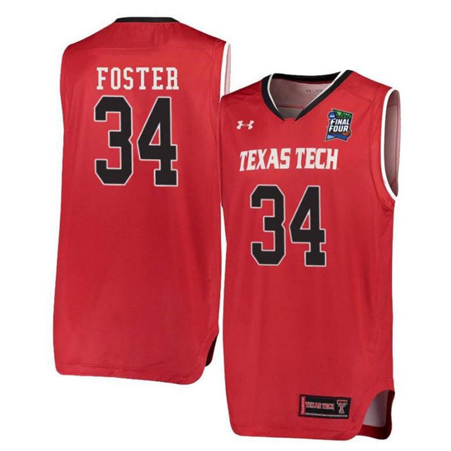 Alex Foster Texas Tech Red Raiders 34 Jersey