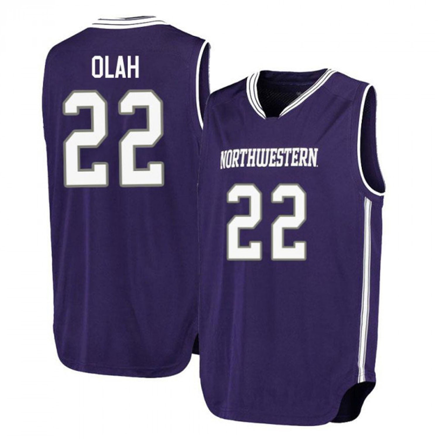Alex Olah Northwestern Wildcats 22 Jersey