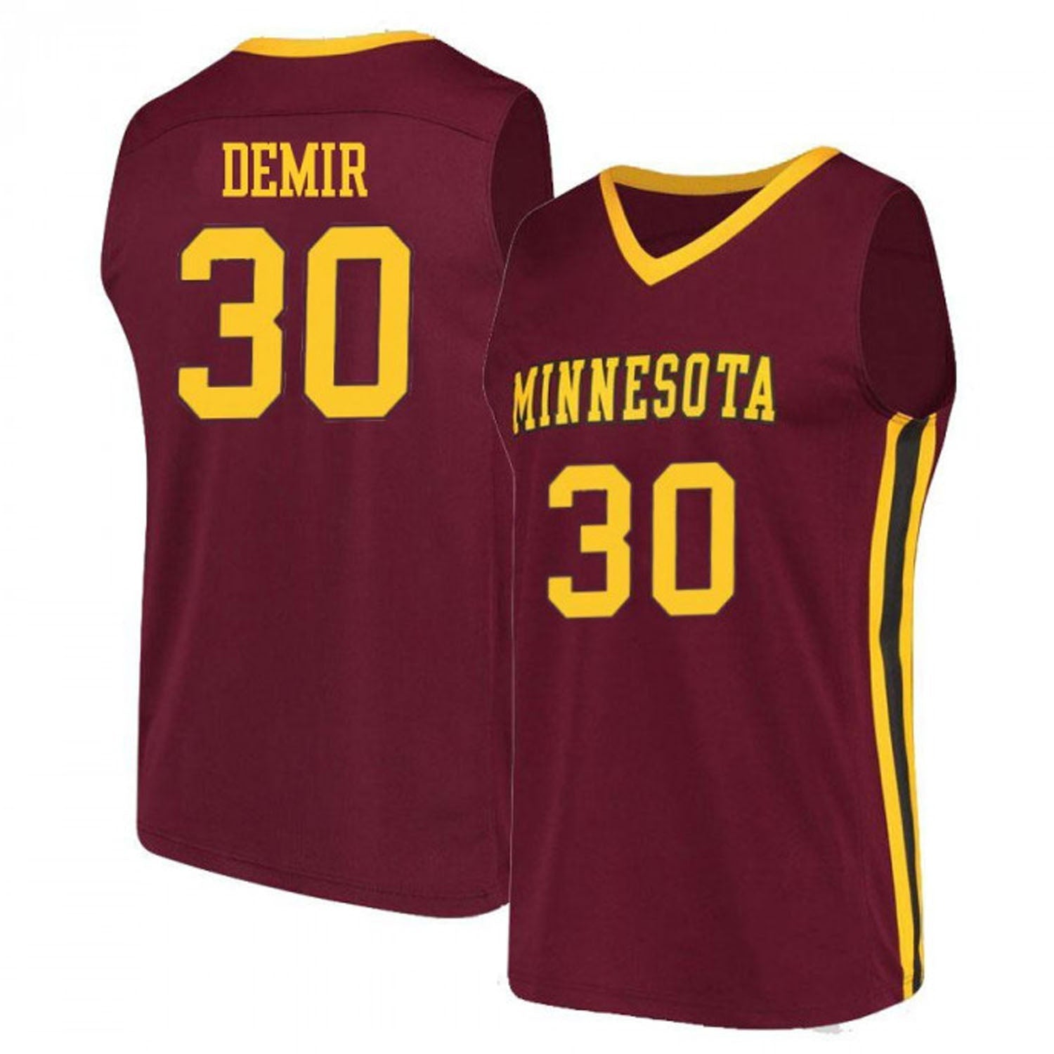 Alihan Demir Minnesota Golden Gophers 30 Jersey