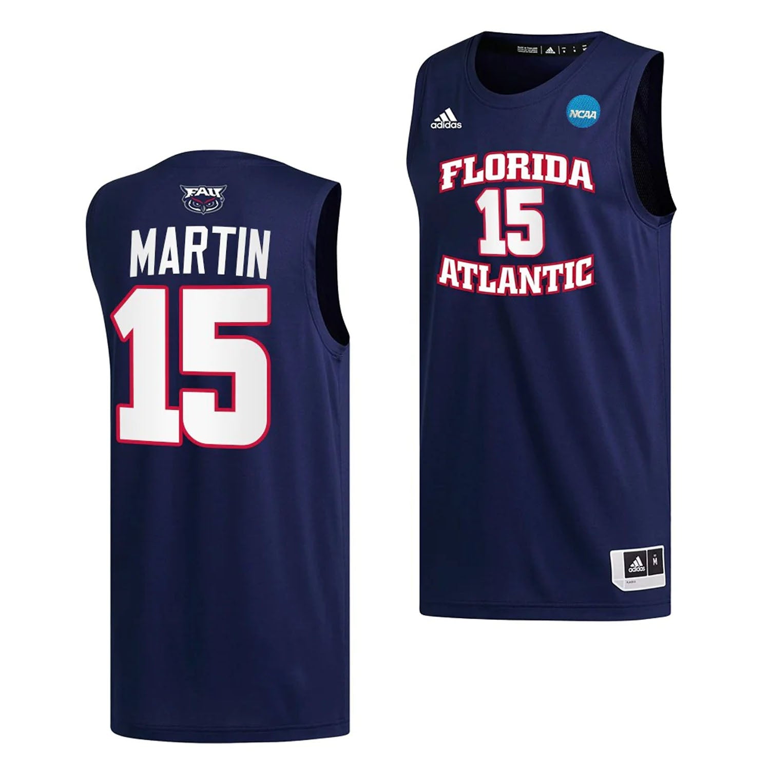 Alijah Martin Florida Atlantic Owls 15 Jersey