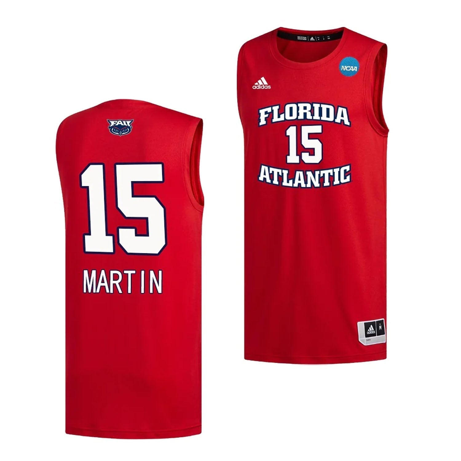 Alijah Martin Florida Atlantic Owls 15 Jersey