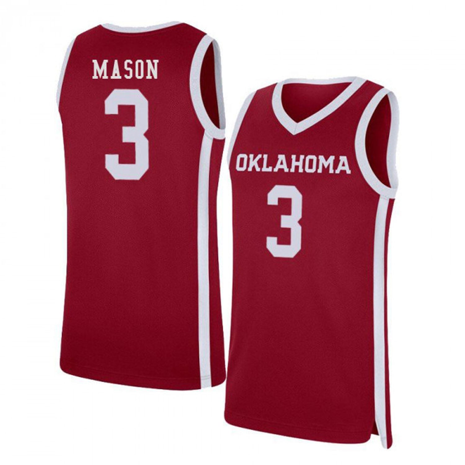 Alston Mason Oklahoma Sooners 3 Jersey
