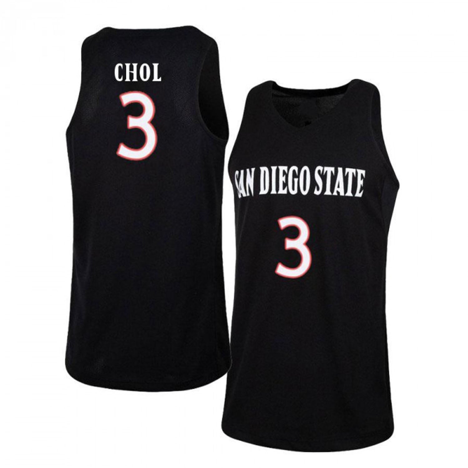 Angelo Chol San Diego State Aztecs 3 Jersey