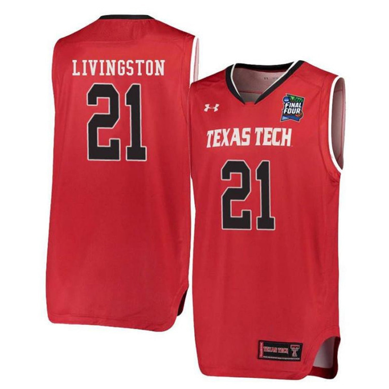 Anthony Livingston Texas Tech Red Raiders 21 Jersey