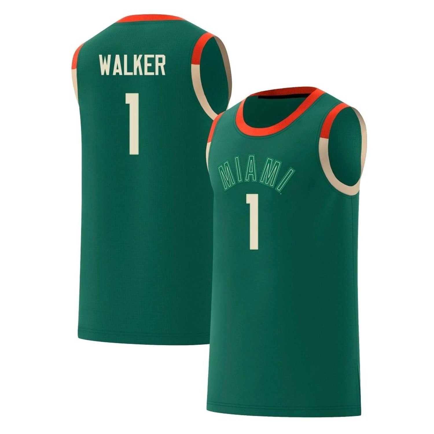 Anthony Walker Miami Hurricanes 1 Jersey