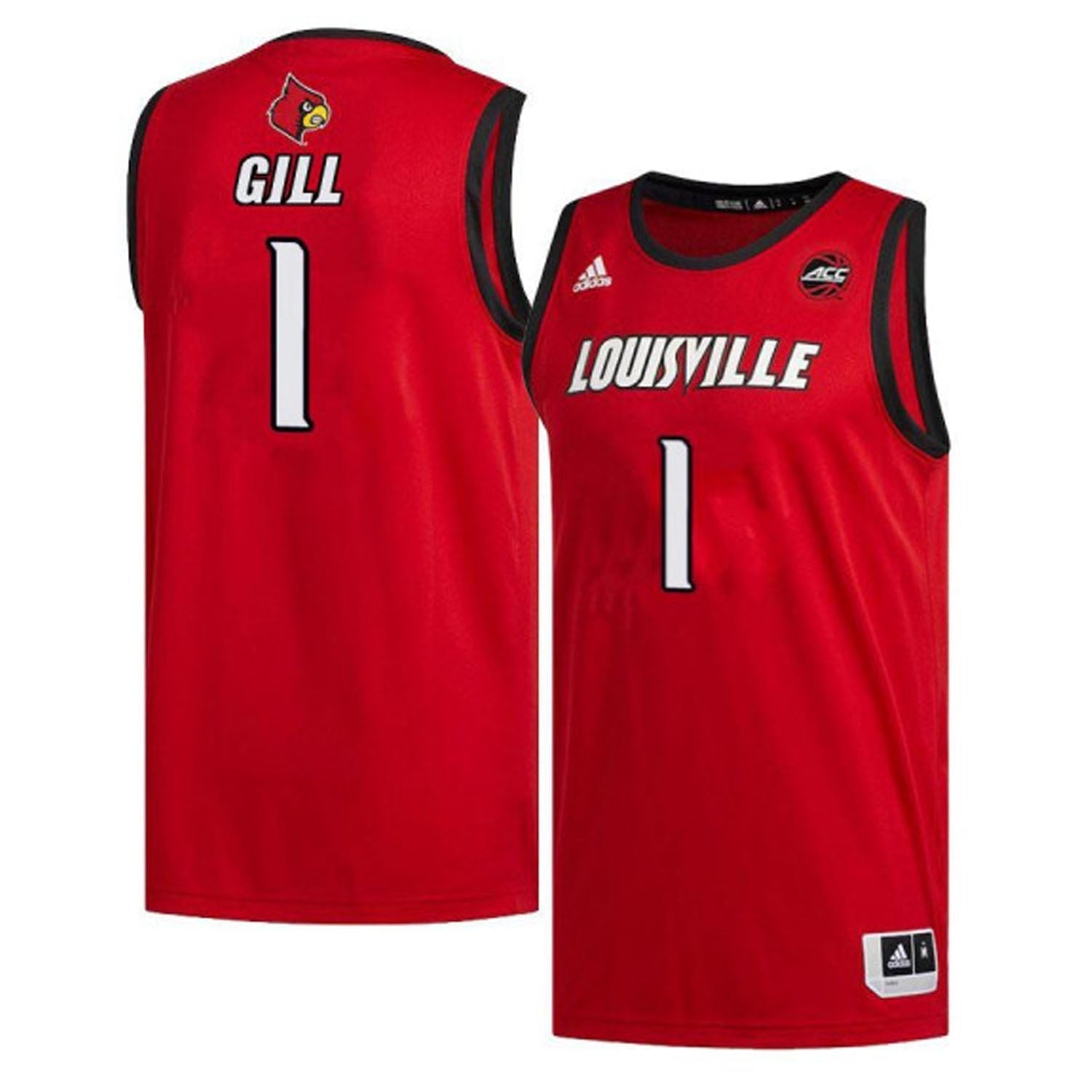 Anton Gill Louisville Cardinals 1 Jersey