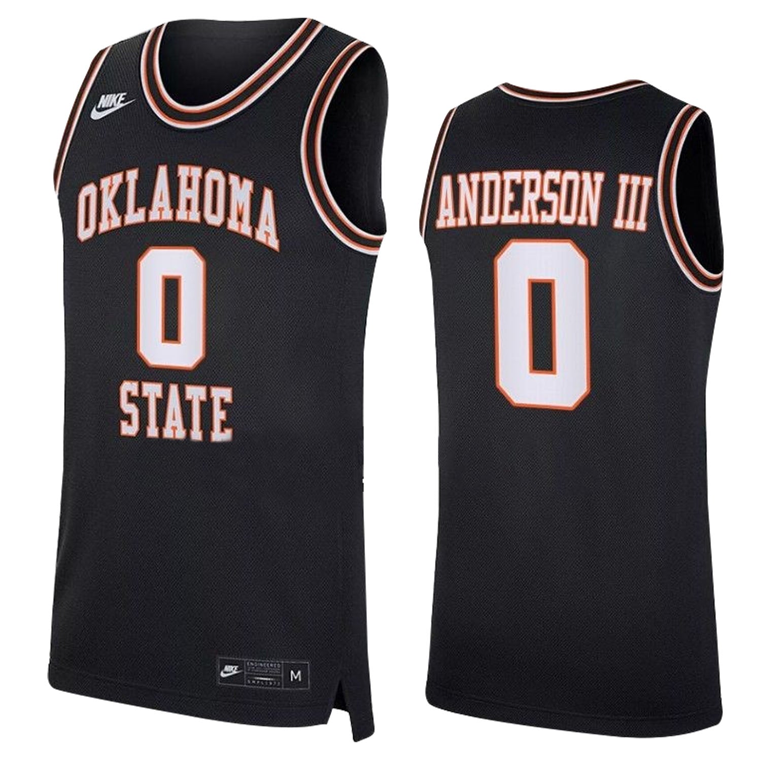 Avery Anderson III OSU Cowboys 0 Jersey