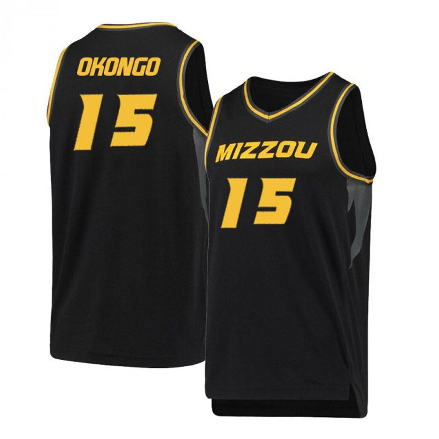 Axel Okongo Missouri Tigers 15 Jersey