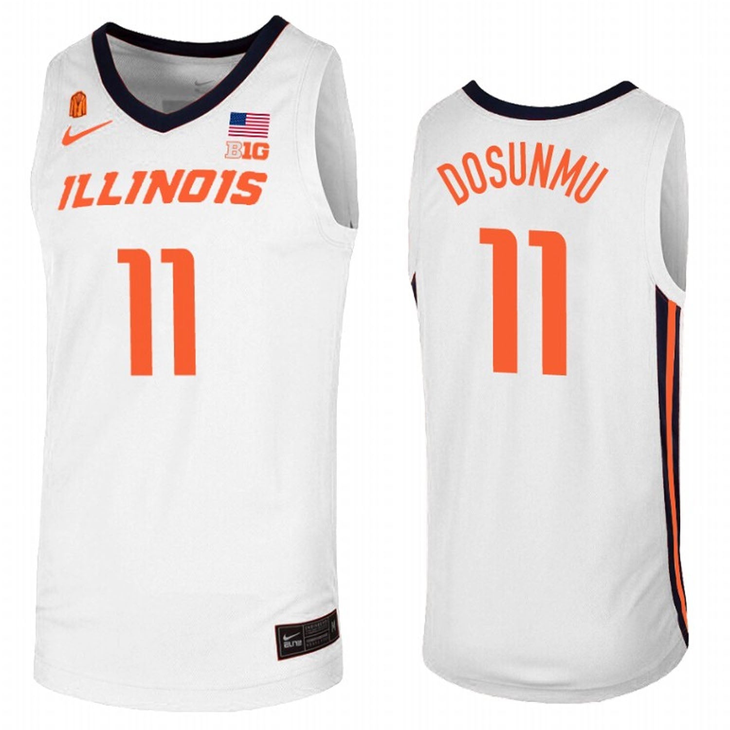 Ayo Dosunmu Illinois Fighting Illini 11 Jersey