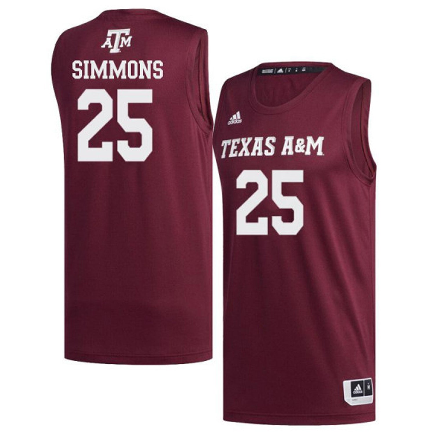 Bakari Simmons Texas A&M 25 Jersey