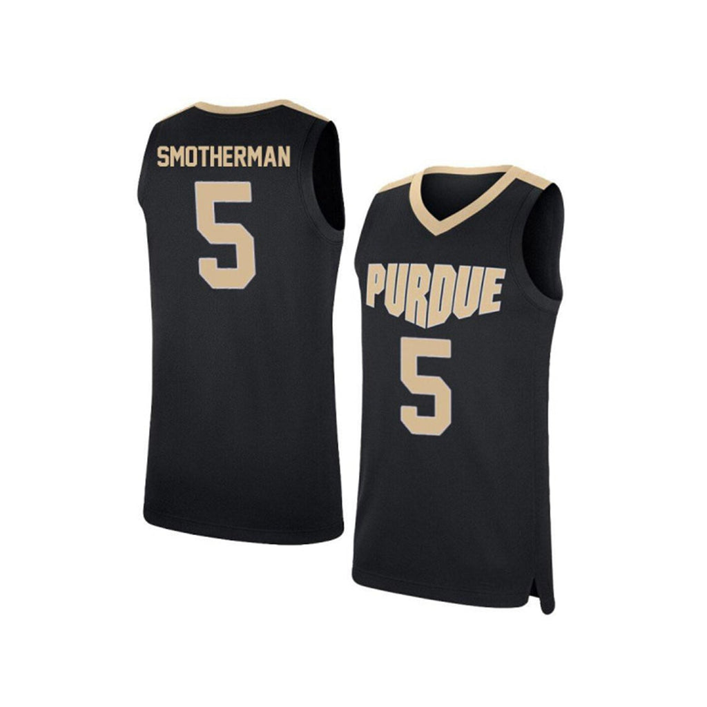 Basil Smotherman Purdue Boilermakers 5 Jersey