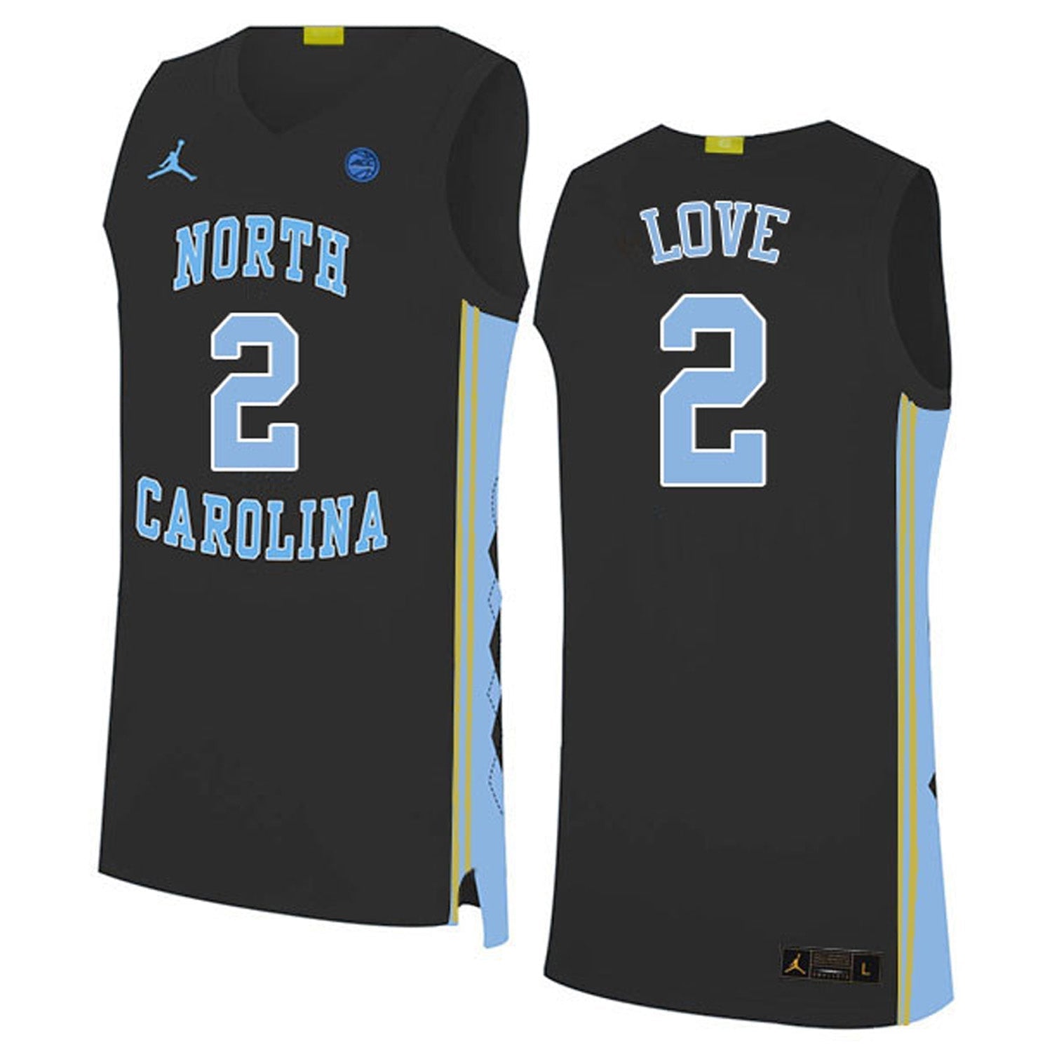 Caleb Love Carolina Tar Heels 2 Jersey