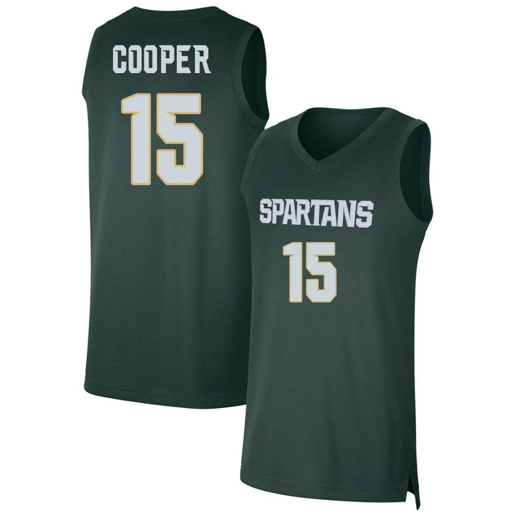 Carson Cooper Michigan State Spartans 15 Jersey