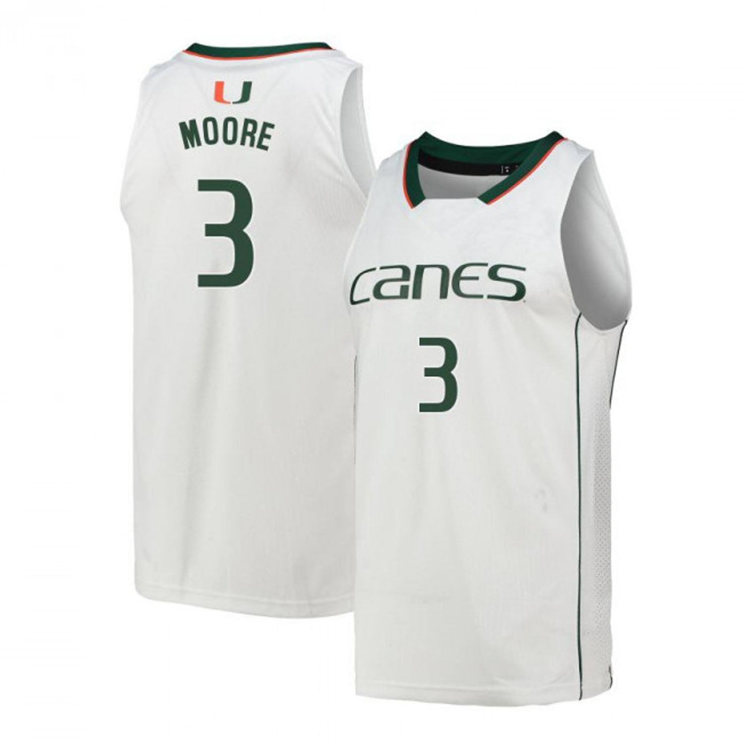 Charlie Moore Miami Hurricanes 3 Jersey
