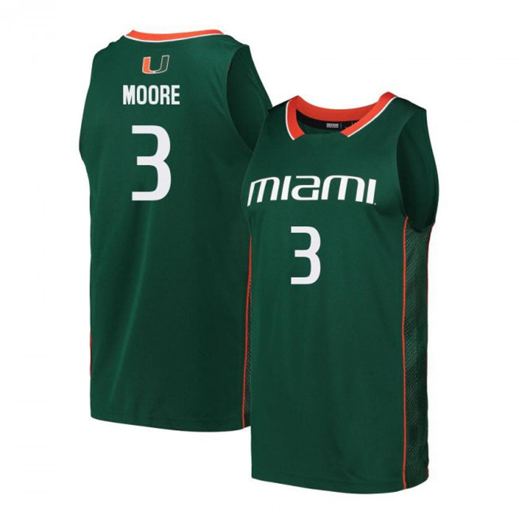 Charlie Moore Miami Hurricanes 3 Jersey