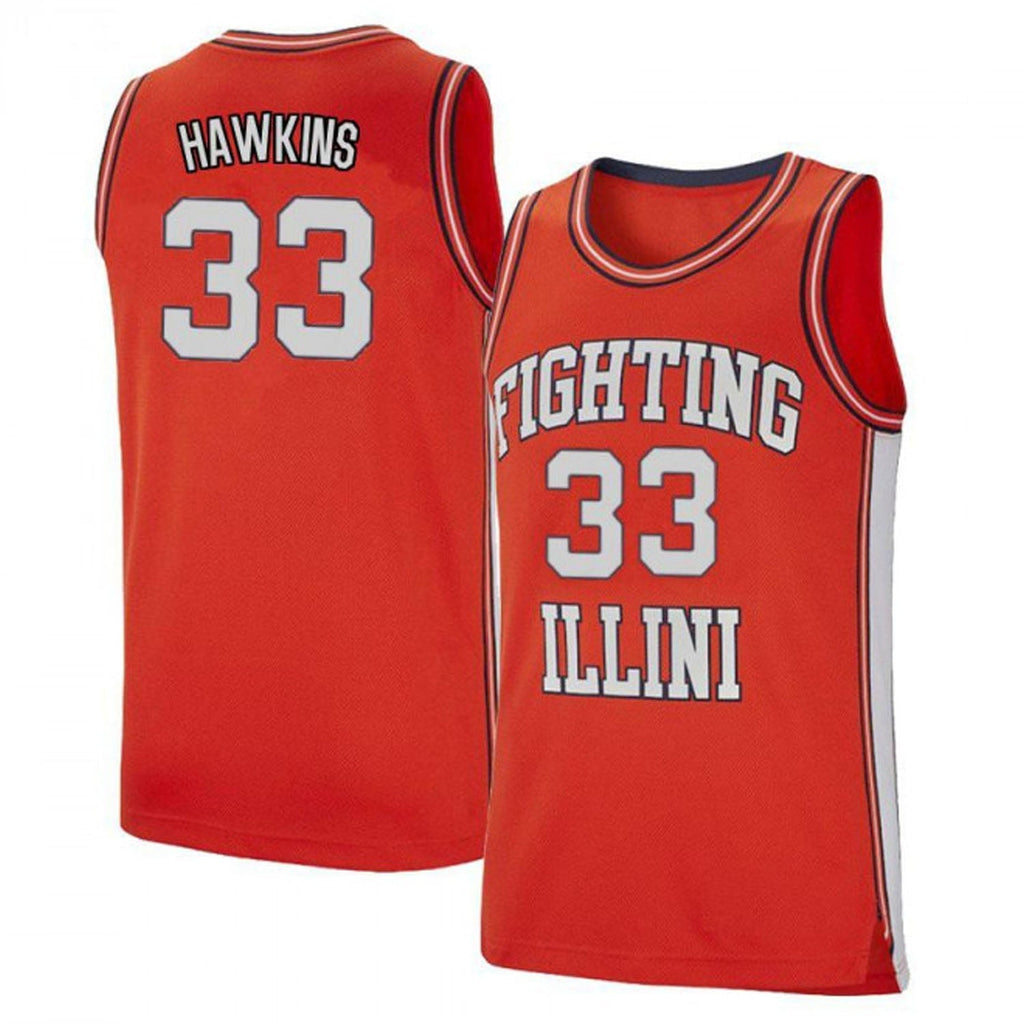 Coleman Hawkins Illinois Fighting Illini 33 Jersey