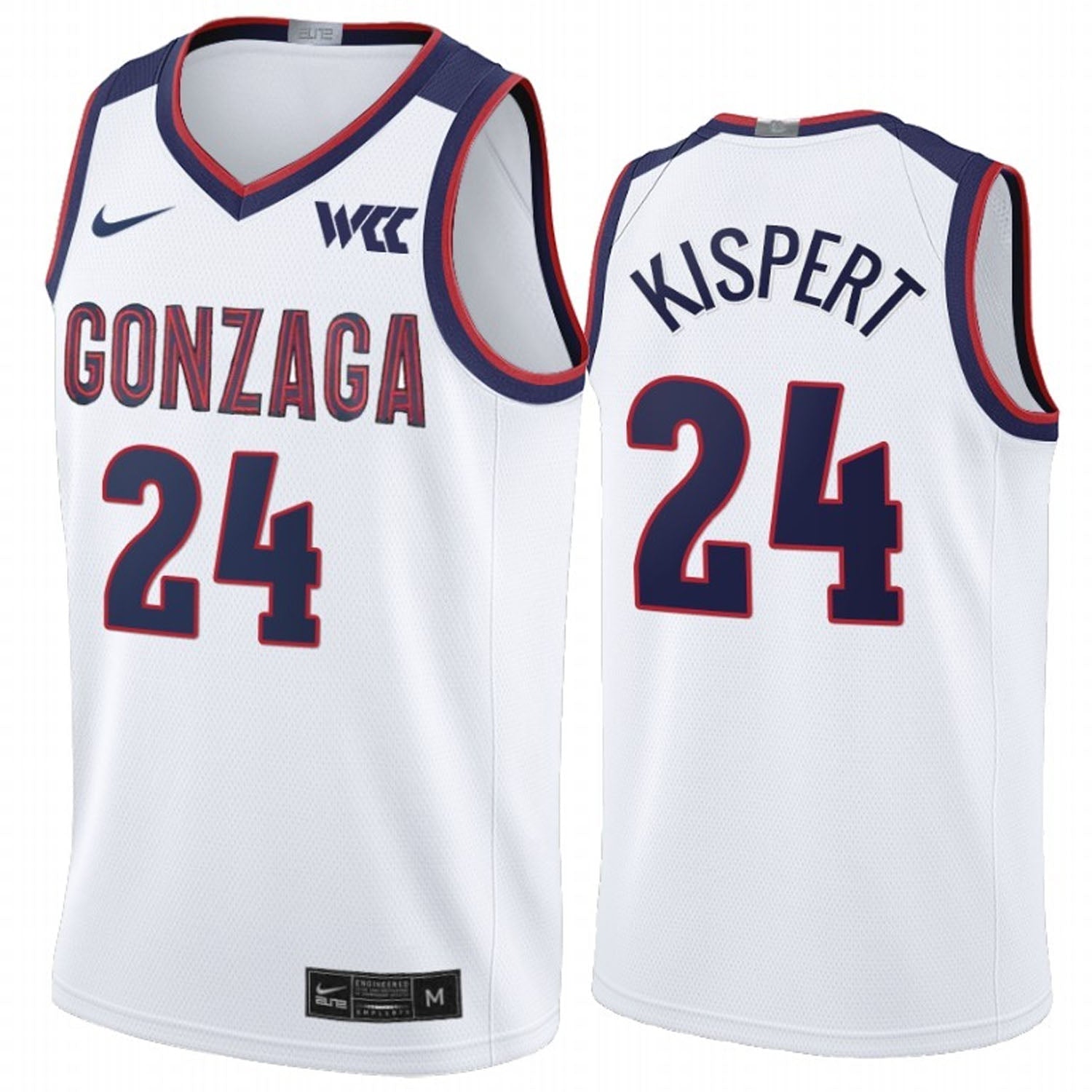 Corey Kispert Gonzaga Bulldogs 24 Jersey