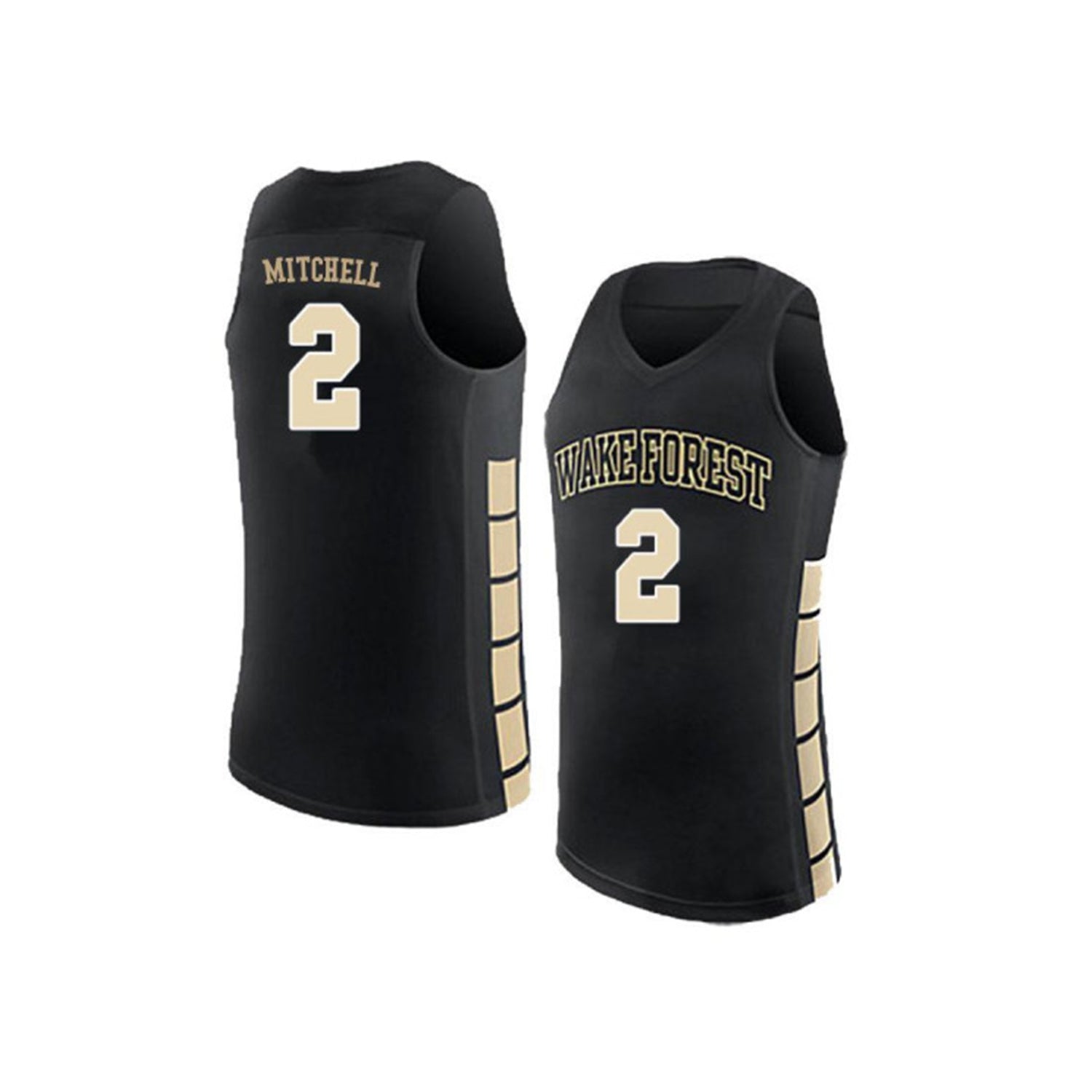 DJ Mitchell Wake Forest Demon Deacons 2 Jersey