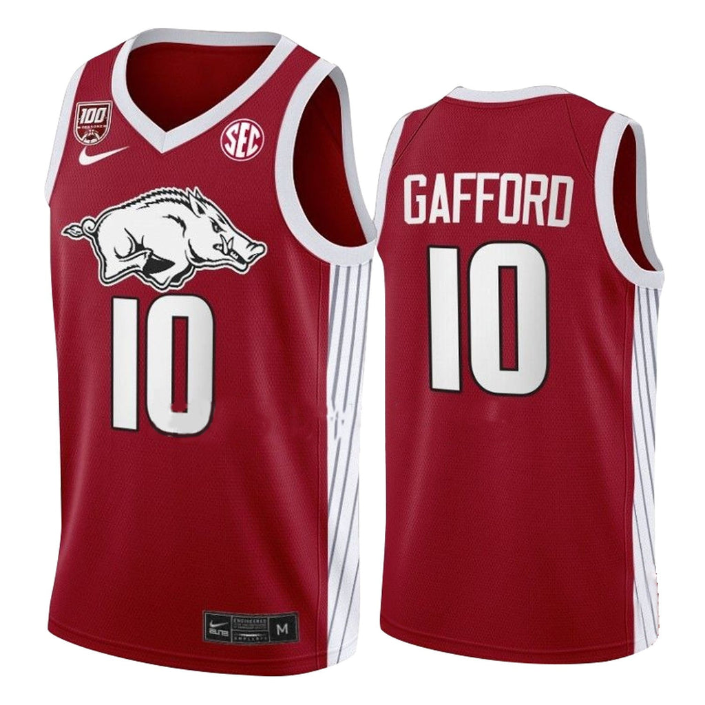 Daniel Gafford Arkansas Razorbacks 10 Jersey