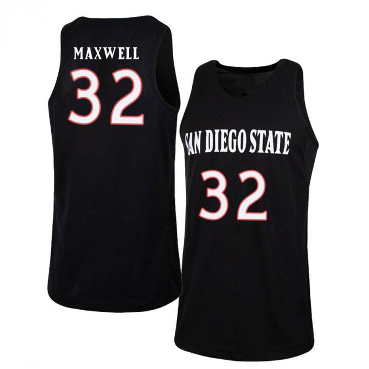Desmond Maxwell San Diego State Aztecs 32 Jersey