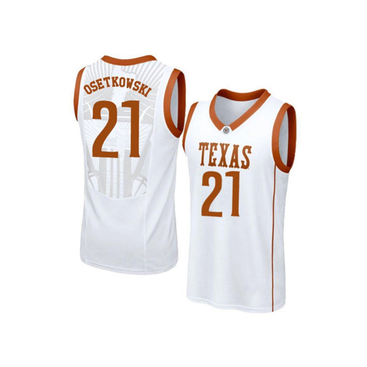 Dylan Osetkowski Texas Longhorns 21 Jersey